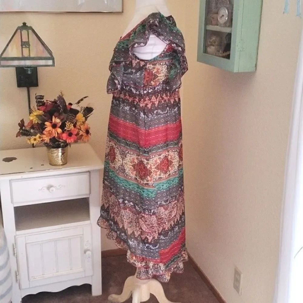 Pink Apple Native Inspired Dress - Picture 5 of 11